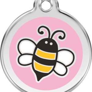 Hondenpenning luxe “Bij Roze”