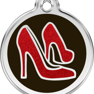 Hondenpenning luxe Glitter “Hakken”